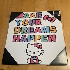 New hello kitty canvas “make your dreams happen”